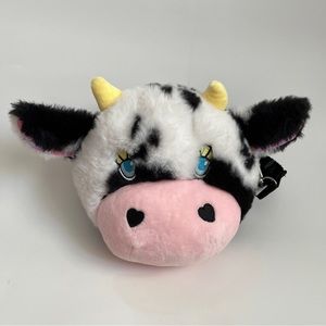 Miss Candyholic Black Cow Crossbody Bag